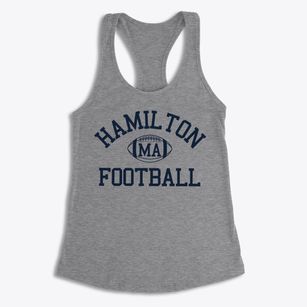 Hamilton Massachusetts Football Women's Racerback Tank