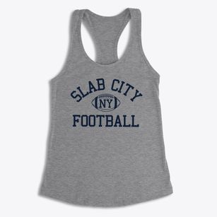 Slab City New York Football Women's Racerback Tank