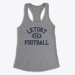 Letort Pennsylvania Football Women's Racerback Tank