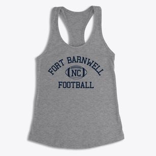 Fort Barnwell North Carolina Football Women's Racerback Tank