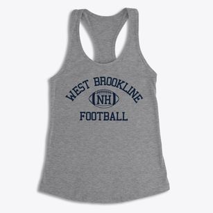 West Brookline New Hampshire Football Women's Racerback Tank