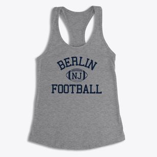 Berlin New Jersey Football Women's Racerback Tank