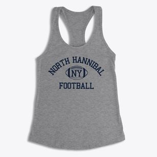 North Hannibal New York Football Women's Racerback Tank