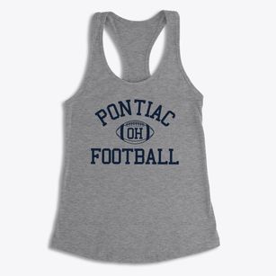 Pontiac Ohio Football Women's Racerback Tank