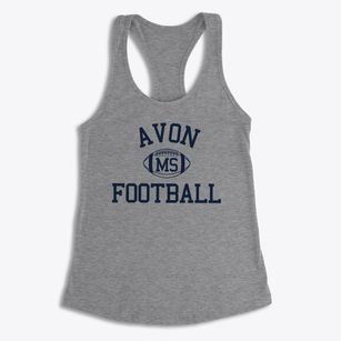 Avon Mississippi Football Women's Racerback Tank