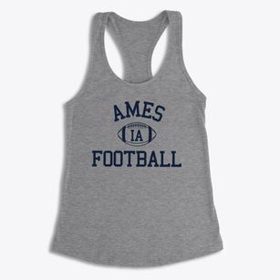 Ames Iowa Football Women's Racerback Tank