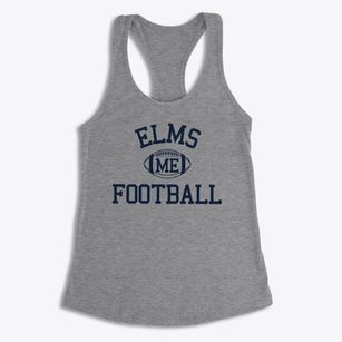 Elms Maine Football Women's Racerback Tank