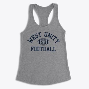 West Unity New Hampshire Football Women's Racerback Tank