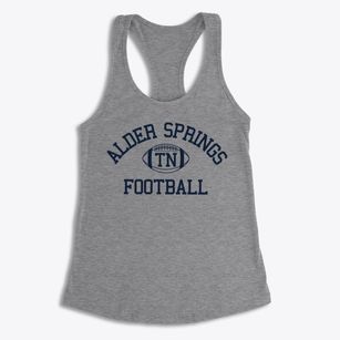 Alder Springs Tennessee Football Women's Racerback Tank
