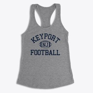 Keyport New Jersey Football Women's Racerback Tank