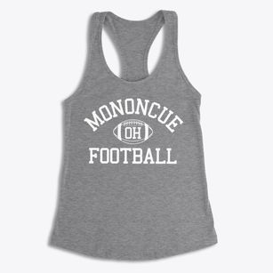 Mononcue Ohio Football Women's Racerback Tank