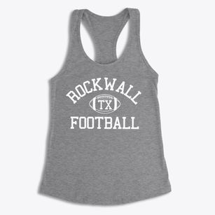 Rockwall Texas Football Women's Racerback Tank