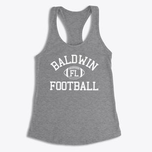 Baldwin Florida Football Women's Racerback Tank