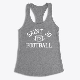 St. Jo Texas Football Women's Racerback Tank