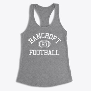 Bancroft South Dakota Football Women's Racerback Tank