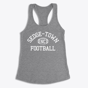 Sedge-town North Carolina Football Women's Racerback Tank