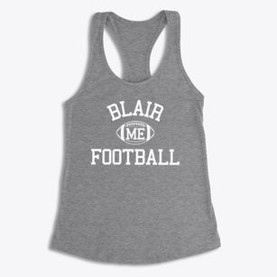 Blair Maine Football Women's Racerback Tank