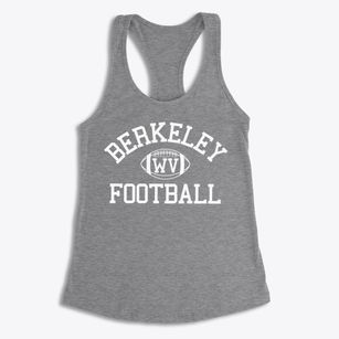 Berkeley West Virginia Football Women's Racerback Tank