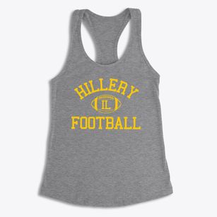 Hillery Illinois Football Women's Racerback Tank