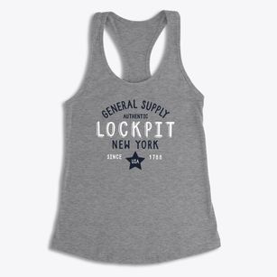 Lockpit New York General Supply Women's Racerback Tank