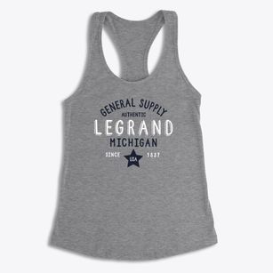 Legrand Michigan General Supply Women's Racerback Tank