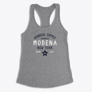 Modena New York General Supply Women's Racerback Tank