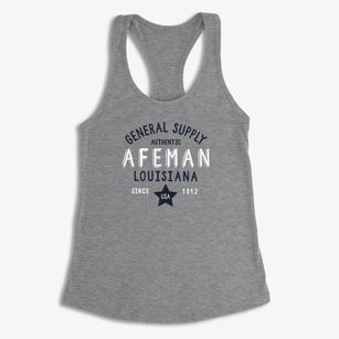 Afeman Louisiana General Supply Women's Racerback Tank