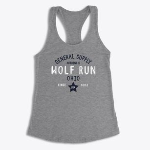 Wolf Run Ohio General Supply Women's Racerback Tank
