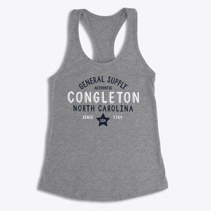 Congleton North Carolina General Supply Women's Racerback Tank