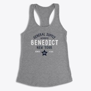 Benedict New York General Supply Women's Racerback Tank