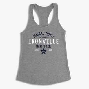 Ironville New York General Supply Women's Racerback Tank