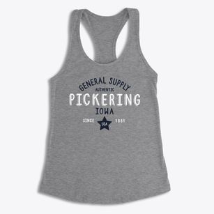 Pickering Iowa General Supply Women's Racerback Tank
