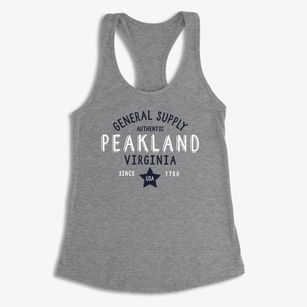 Peakland Virginia General Supply Women's Racerback Tank