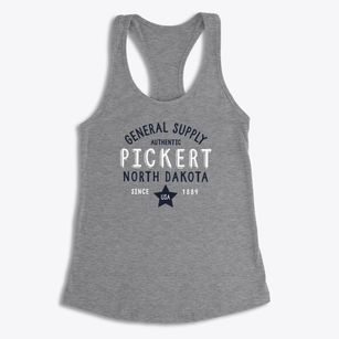 Pickert North Dakota General Supply Women's Racerback Tank