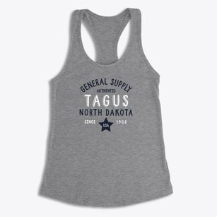 Tagus North Dakota General Supply Women's Racerback Tank
