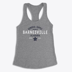 Barnesville Alabama General Supply Women's Racerback Tank