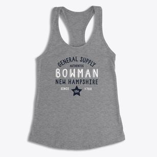 Bowman New Hampshire General Supply Women's Racerback Tank