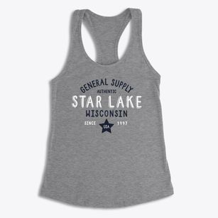 Star Lake Wisconsin General Supply Women's Racerback Tank