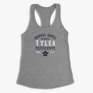 Tyler Mississippi General Supply Women's Racerback Tank