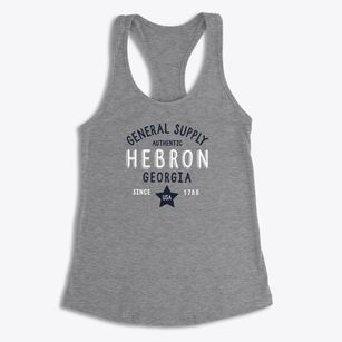Hebron Georgia General Supply Women's Racerback Tank