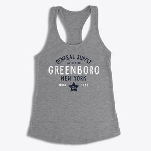 Greenboro New York General Supply Women's Racerback Tank