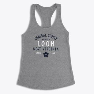 Loom West Virginia General Supply Women's Racerback Tank