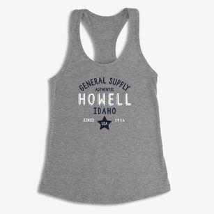 Howell Idaho General Supply Women's Racerback Tank