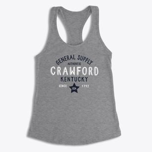 Crawford Kentucky General Supply Women's Racerback Tank