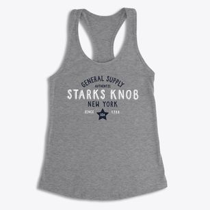 Starks Knob New York General Supply Women's Racerback Tank
