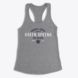 Green Spring Delaware General Supply Women's Racerback Tank