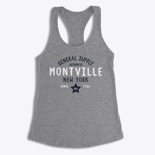 Montville New York General Supply Women's Racerback Tank