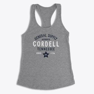 Cordell Tennessee General Supply Women's Racerback Tank
