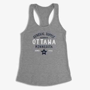 Ottawa Minnesota General Supply Women's Racerback Tank