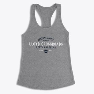Lloyd Crossroads North Carolina General Supply Women's Racerback Tank